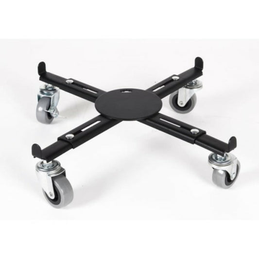  Eda Support Extensible A Roulettes - Pour Pots De Fleurs Carrés Et Ronds - Métal
