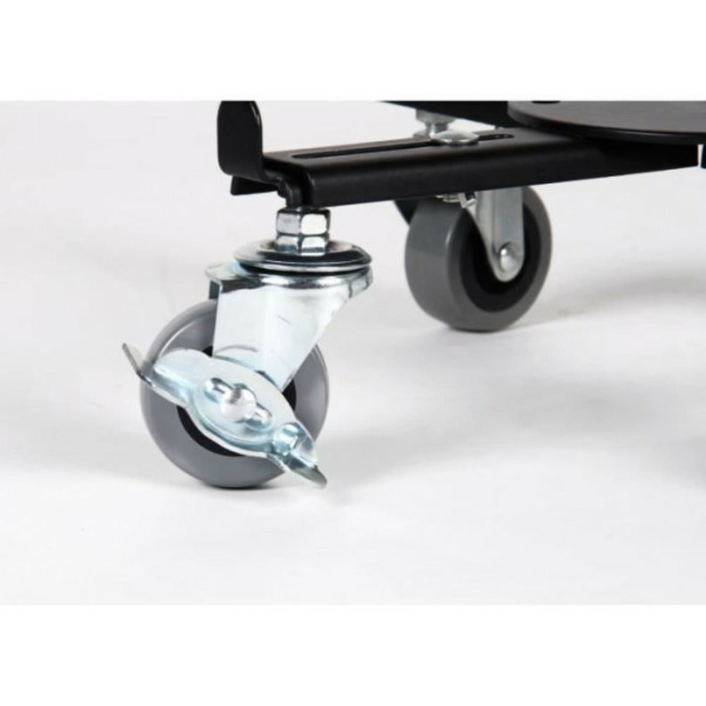  Eda Support Extensible A Roulettes - Pour Pots De Fleurs Carrés Et Ronds - Métal