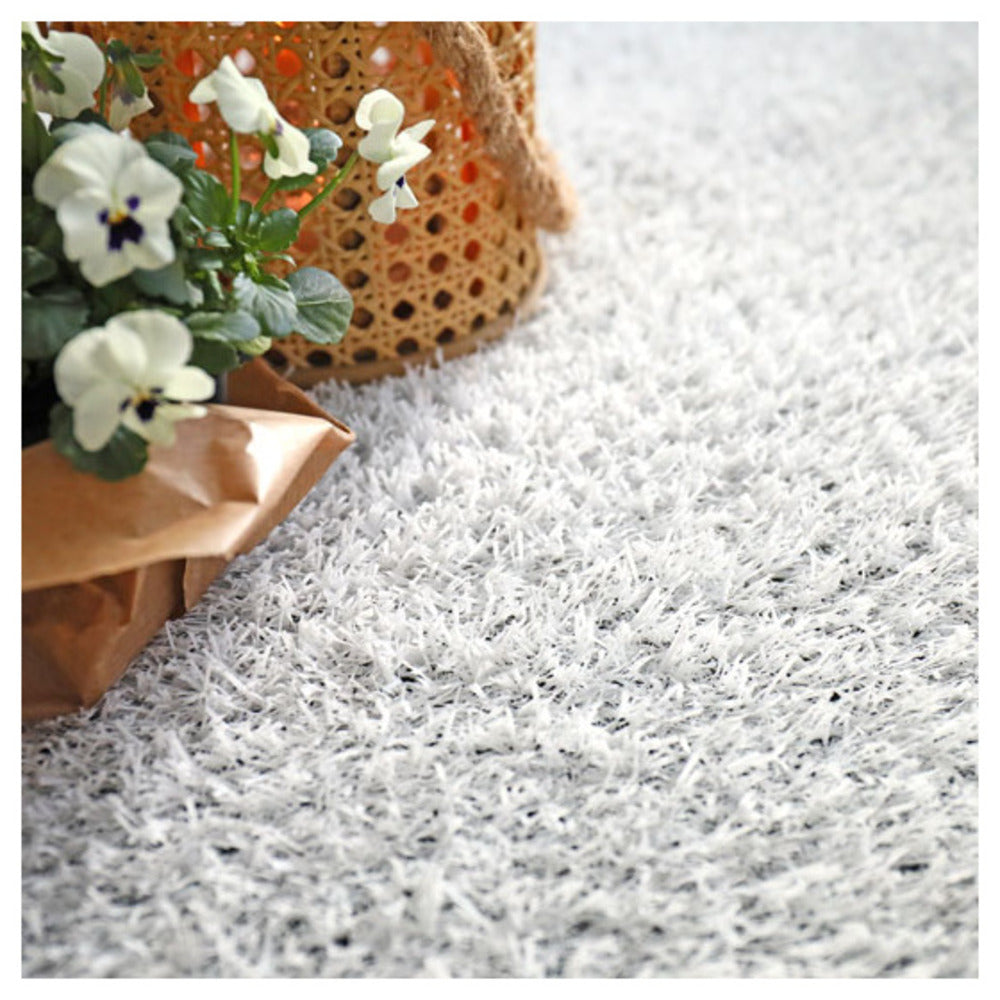  Gazon Synthétique Peps Rainuré - Couleur Blanc - 20mm - 2 X 6m