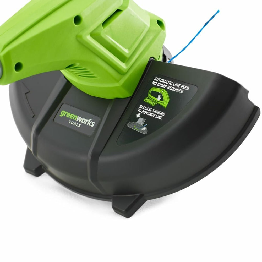  Coupe Bordure 30cm Greenworks 24v - 1 Batterie 2,0 Ah - 1 Chargeur - G24ltk2