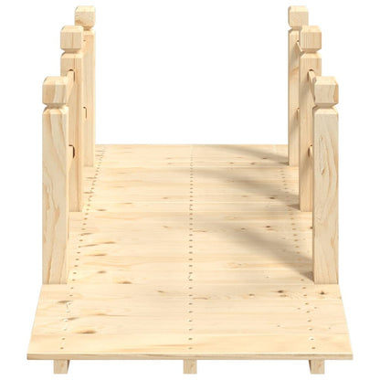 VIDAXL Pont De Jardin Avec Garde-corps 150x67x56cm Bois Massif épicéa