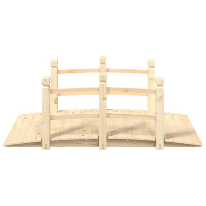 VIDAXL Pont De Jardin Avec Garde-corps 150x67x56cm Bois Massif épicéa