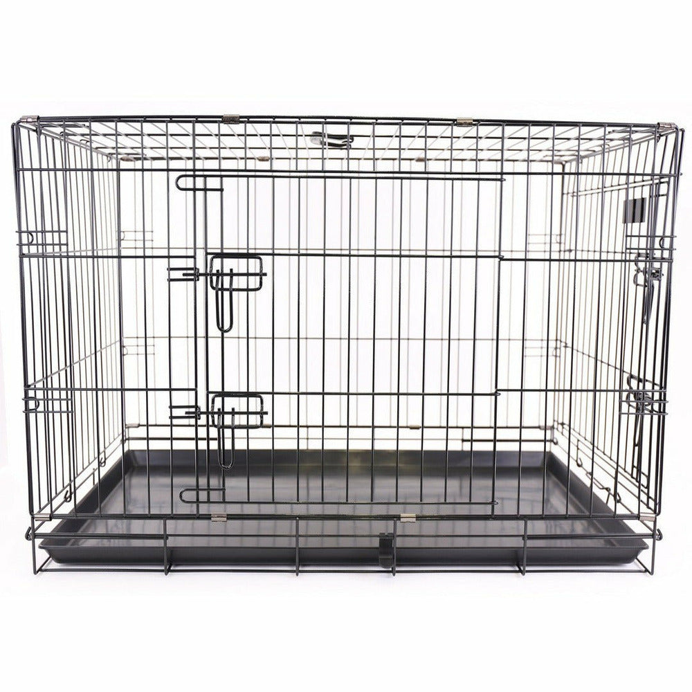 MARTIN SELLIER Cage De Transport En Métal Pliante Pour Chiens Et Chats