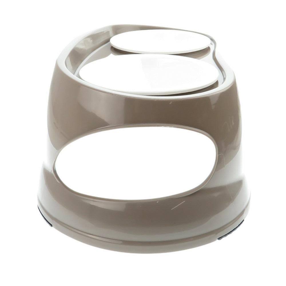  Gamelle Double Surélevé, 2 X 675 Ml, Longueur 48 Cm, Hauteur 17 Cm, Pour Ch