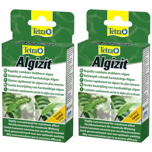 TETRA Agent Anti-algues En Algues En Comprimés Agizit 10 Comprimés (lot De 2)