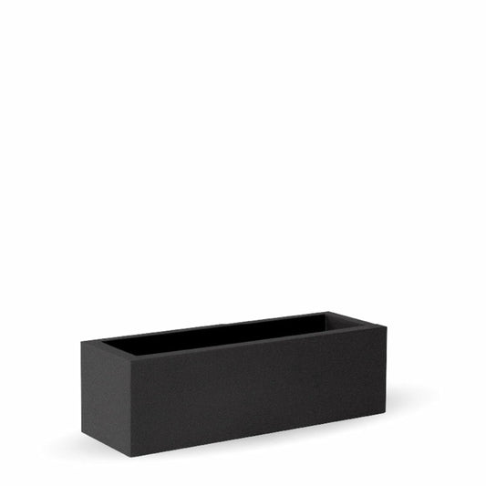  Jardinière Jara 100x35x32cm - Noir