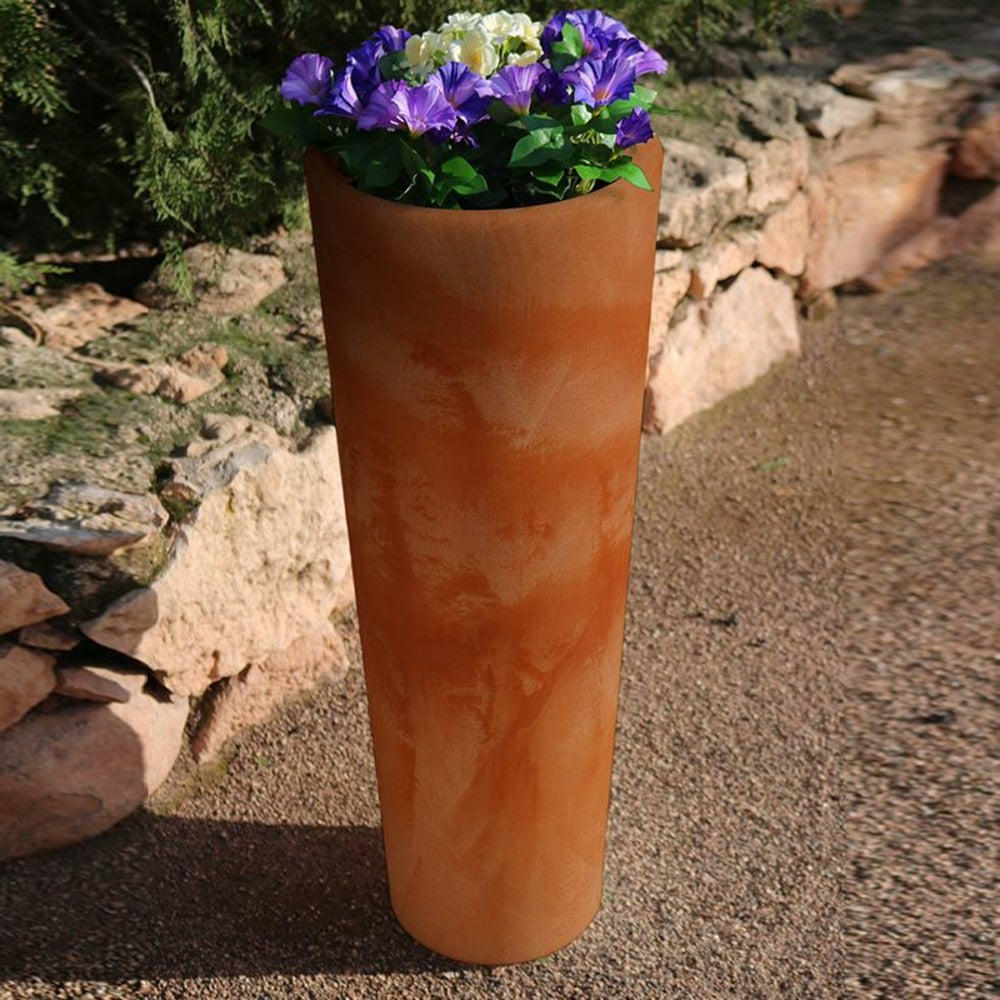  Pot De Fleurs Ficus 80 ø29x79cm - Anthracite