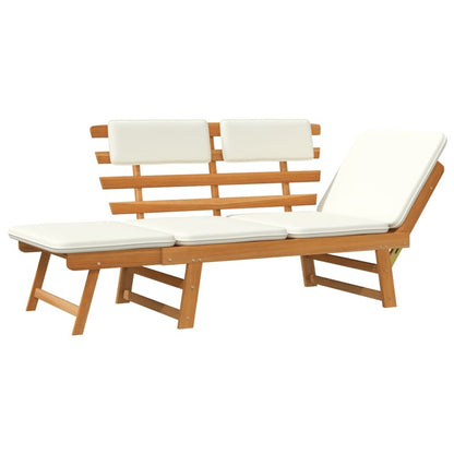 VIDAXL Banc De Jardin Avec Coussins 2-en-1
