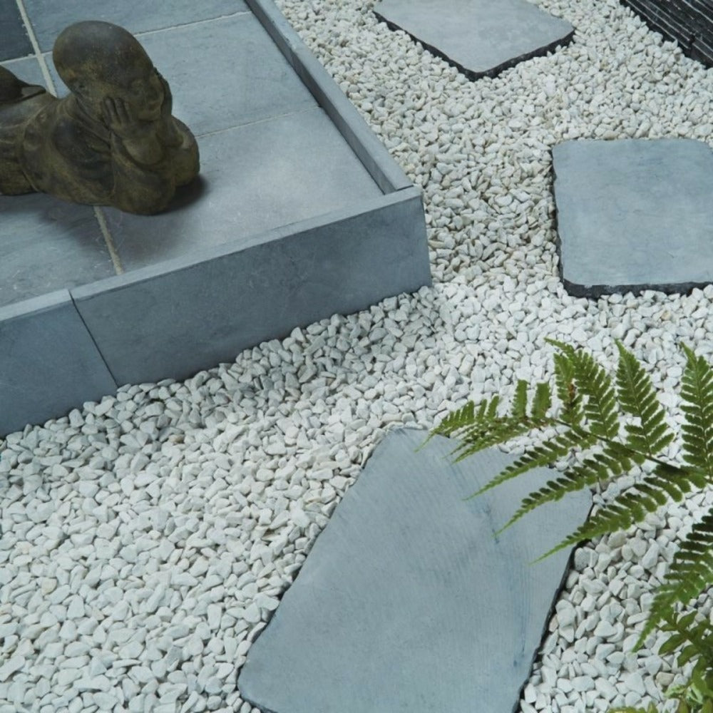  Bordure De Jardin Pierre Bleue 50 X 23 X 3 Cm - Gris- Bleu (lot De 30)