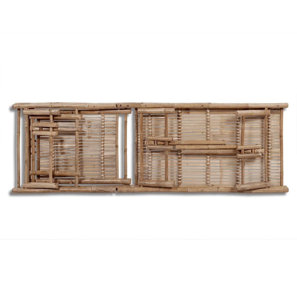 VIDAXL Chaise Longue En Bambou