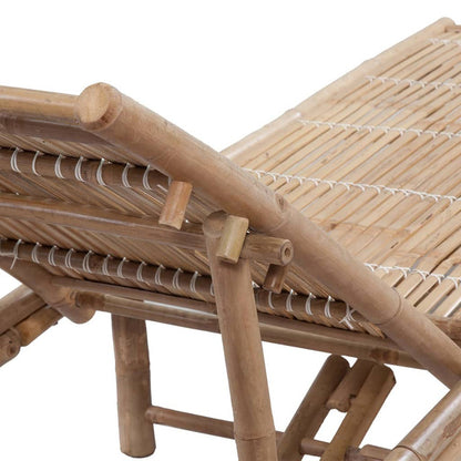 VIDAXL Chaise Longue En Bambou