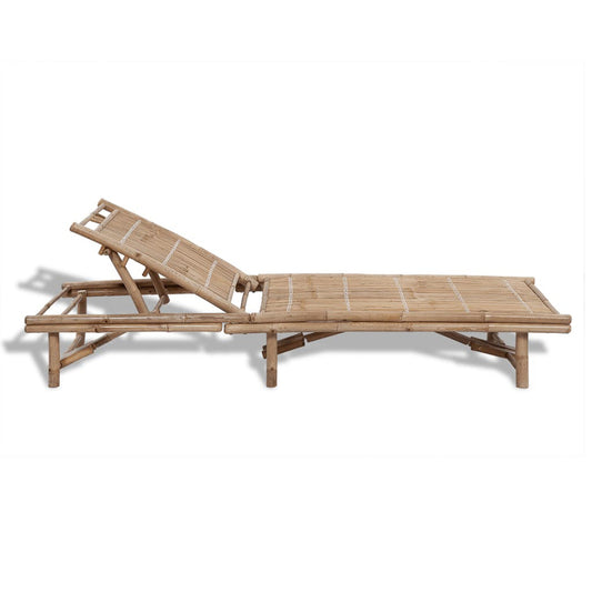 VIDAXL Chaise Longue En Bambou