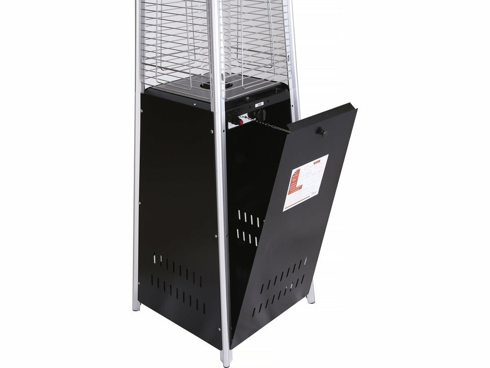  Parasol Chauffant Gaz "kheops" 13 Kw - Noir