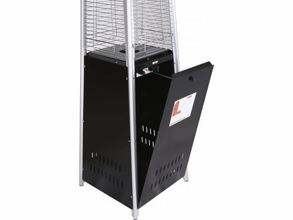  Parasol Chauffant Gaz "kheops" 13 Kw - Noir