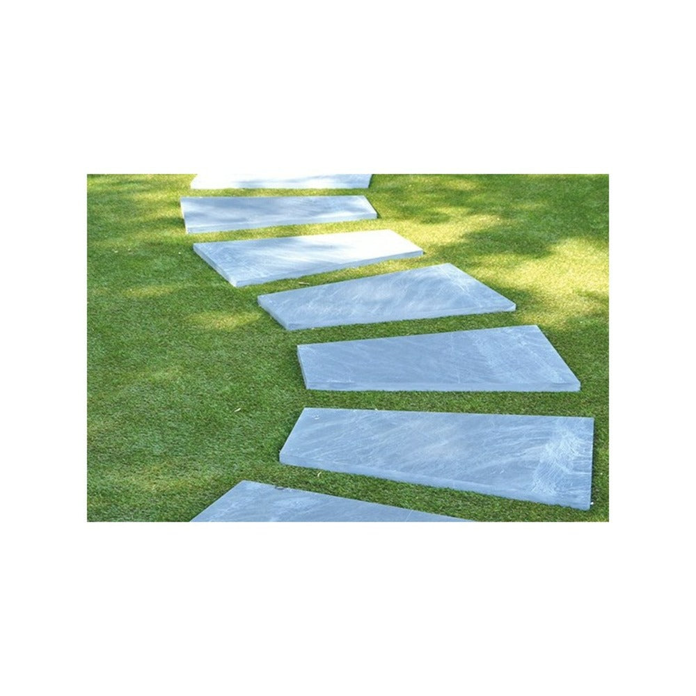  Pas Japonais Trapèze Ardoise 80 X 50/30 X 3 Cm - Gris (lot De 10)