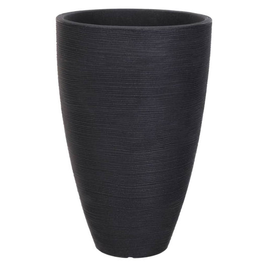 Progarden Pot à Fleurs Nervuré 40x60 Cm Anthracite