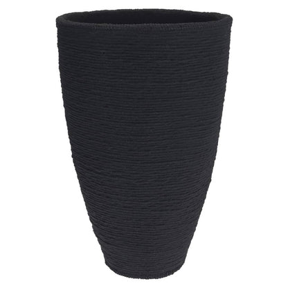Progarden Pot à Fleurs Nervuré 60 Cm Anthracite