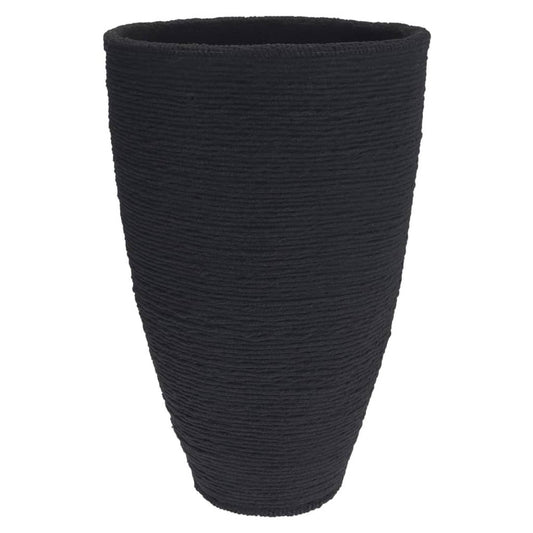 Progarden Pot à Fleurs Nervuré 60 Cm Anthracite