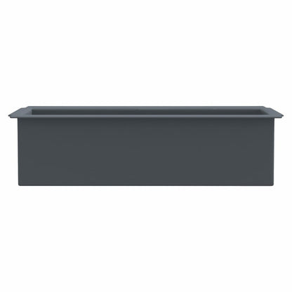 VIDAXL Boîtes à Fleurs Pour Palettes Euro 12 Pcs Gris 36x13,5x9,5cm Pp