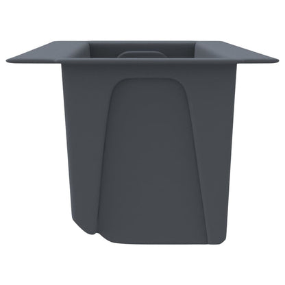 VIDAXL Boîtes à Fleurs Pour Palettes Euro 12 Pcs Gris 36x13,5x9,5cm Pp
