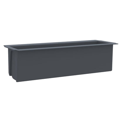 VIDAXL Boîtes à Fleurs Pour Palettes Euro 12 Pcs Gris 36x13,5x9,5cm Pp