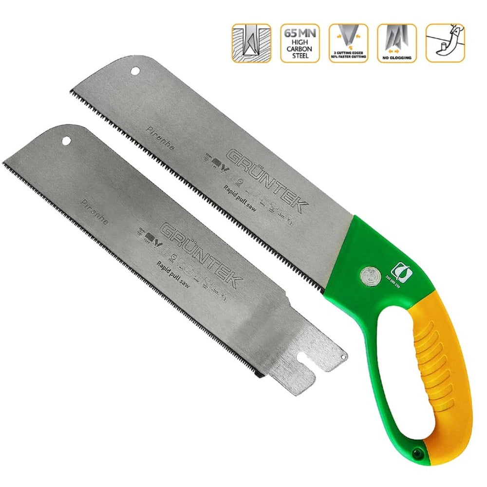  Scie De Jardin Piranha Avec 2 Lames 520 Mm