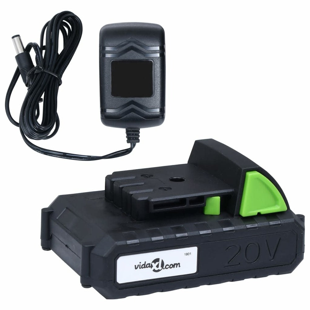 VIDAXL Scie à Perche Sans Fil Avec Bloc-piles 20v 1500 Mah Li-ion