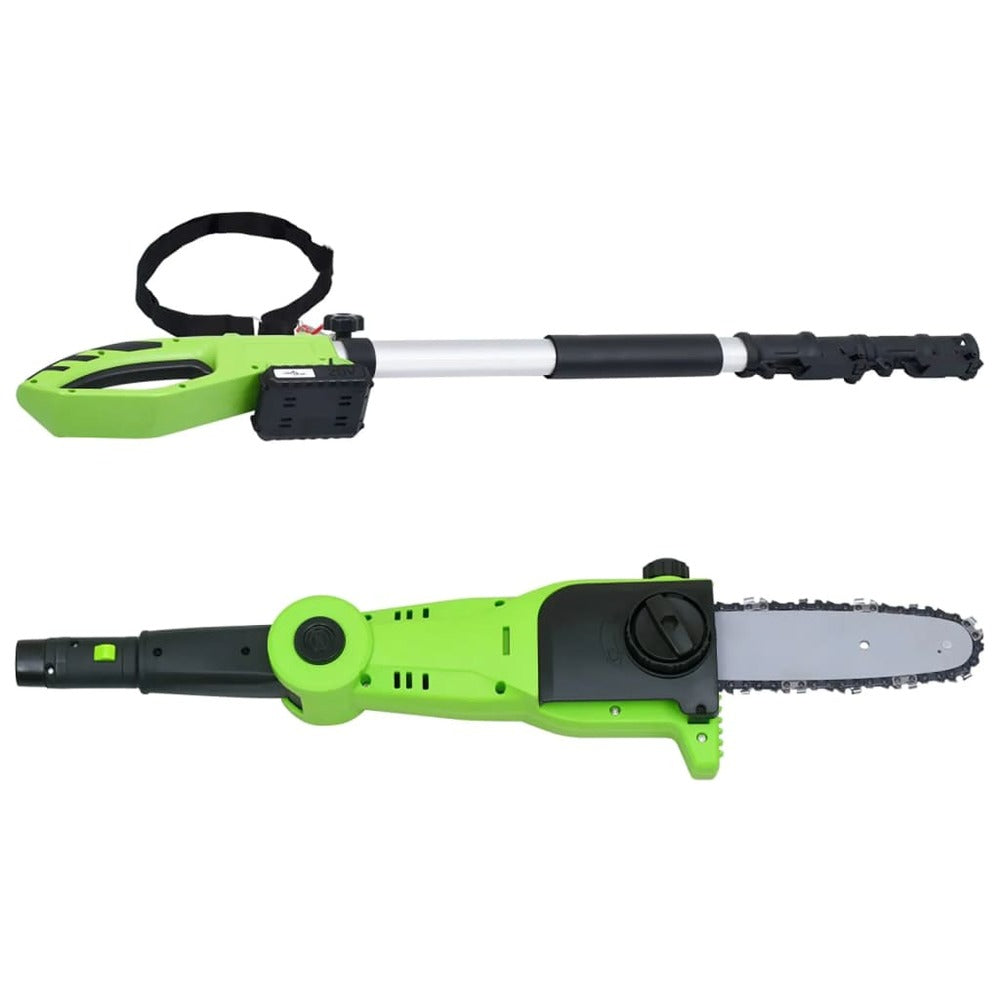 VIDAXL Scie à Perche Sans Fil Avec Bloc-piles 20v 1500 Mah Li-ion