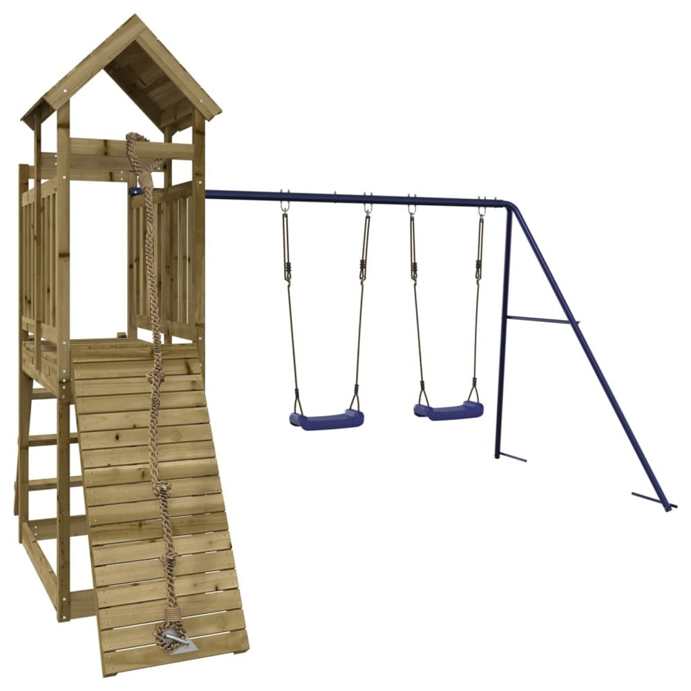 VIDAXL Aire De Jeux D'extérieur Bois De Pin Imprégné
