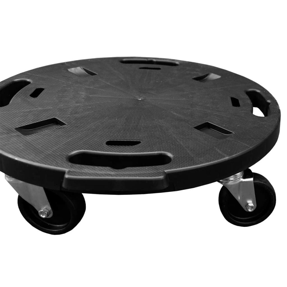 VIDAXL Support Sur Roulettes Pour Plantes Diamètre 40 Cm Noir 275 Kg