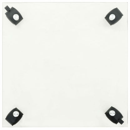 VIDAXL Supports Roulants à Plantes 4 Pcs 35x35 Cm Carré Verre Trempé