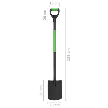 VIDAXL Bêche à Creuser De Jardin Avec Poignée En D Acier