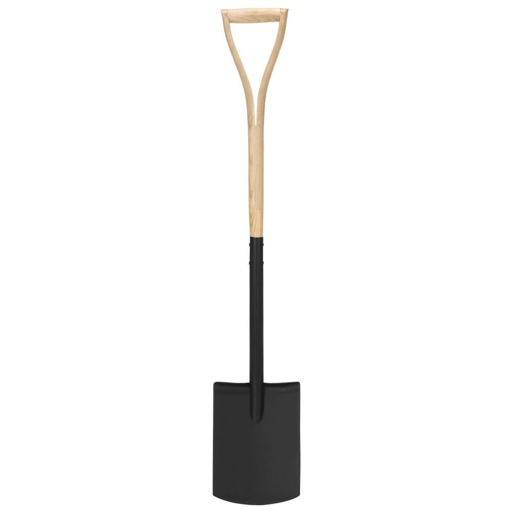 VIDAXL Bêche à Creuser De Jardin Poignée En Yd Acier Et Bois De Frêne