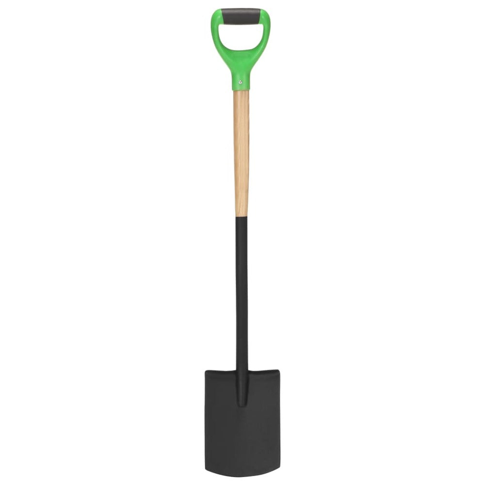 VIDAXL Bêche à Creuser De Jardin Avec Poignée En D Acier Et Bois Dur