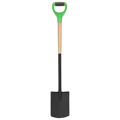 VIDAXL Bêche à Creuser De Jardin Avec Poignée En D Acier Et Bois Dur