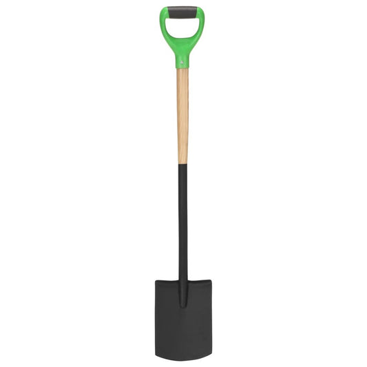 VIDAXL Bêche à Creuser De Jardin Avec Poignée En D Acier Et Bois Dur