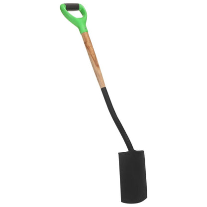 VIDAXL Bêche à Creuser De Jardin Avec Poignée En D Acier Et Bois Dur
