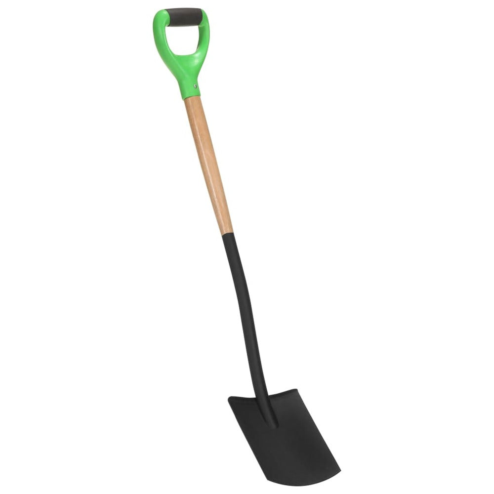 VIDAXL Bêche à Creuser De Jardin Avec Poignée En D Acier Et Bois Dur