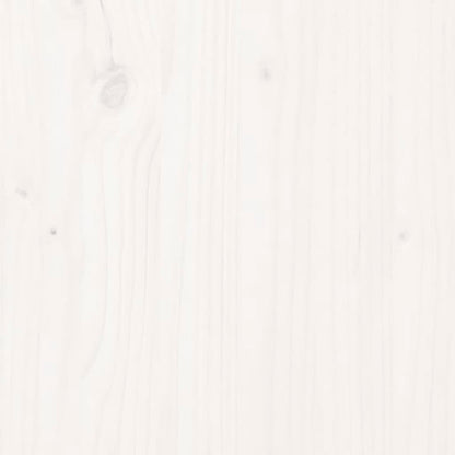VIDAXL Lit Pour Chien Blanc 105,5x75,5x28 Cm Bois De Pin Solide