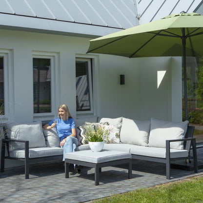 Madison Housse De Meubles D'extérieur 320 X 255 X 70 Cm Gauche Gris