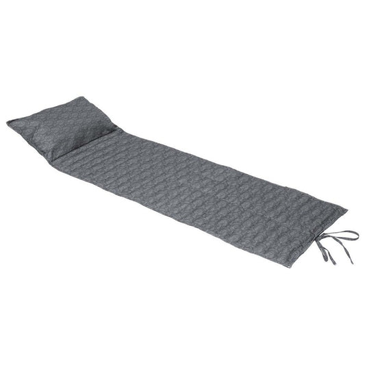  Coussin De Transat Enroulable "adiya" Ardoise 180 X 60 Cm