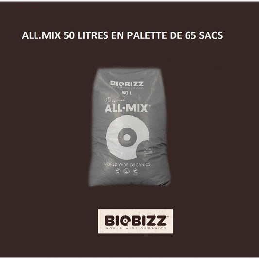  All Mix 50 Litres Biobizz En Palette De 65 Sacs