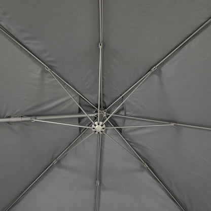  Parasol Déporté Carré Ayeri Ardoise