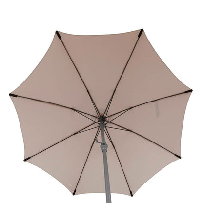  Parasol Droit Rond Sisko Taupe