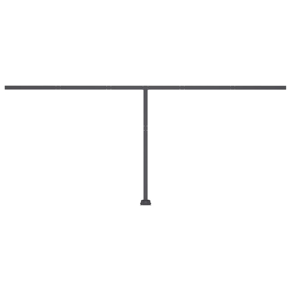 VIDAXL Auvent Automatique Sur Pied 500x350 Cm Bleu/blanc