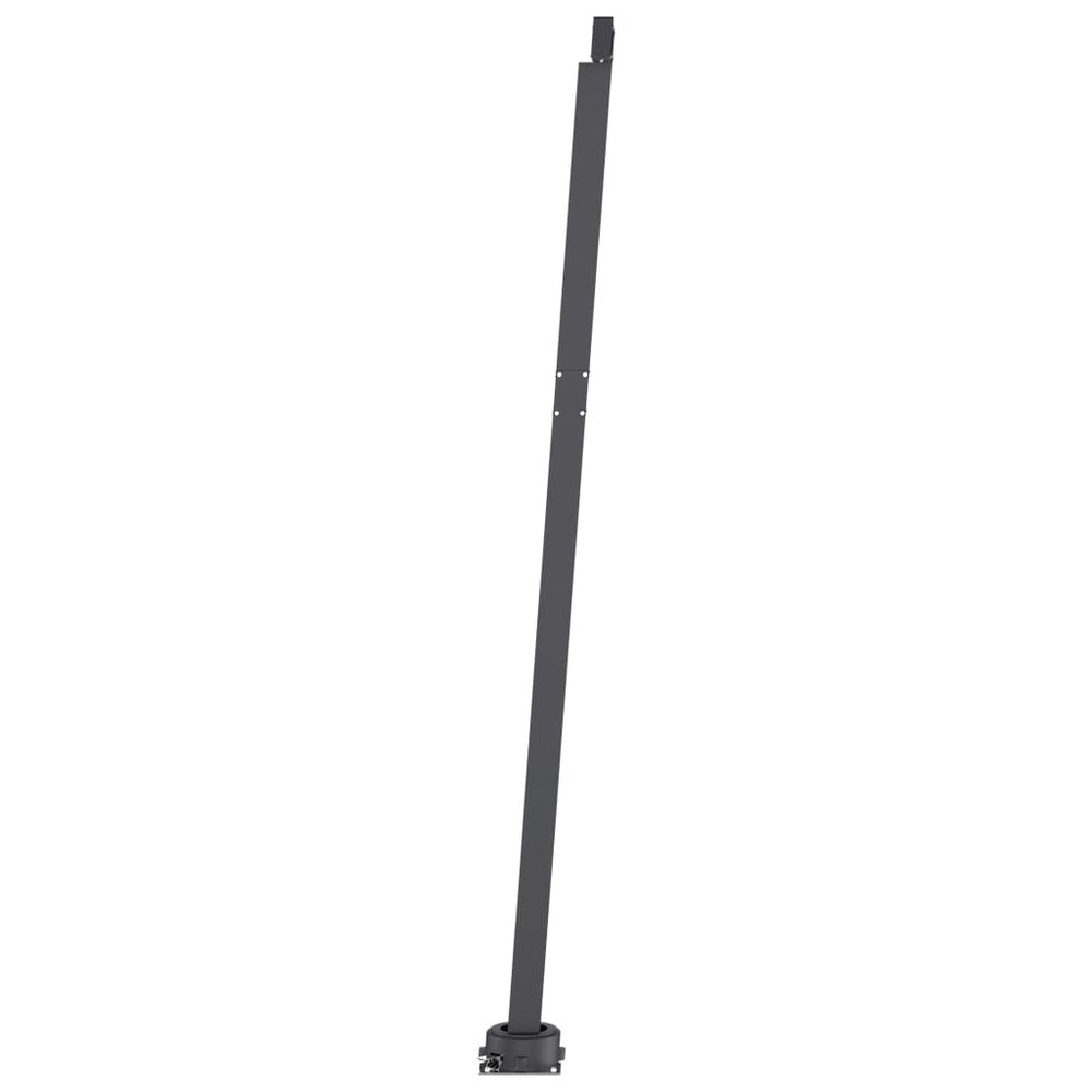 VIDAXL Auvent Automatique Capteur De Vent Led 450x350cm Jaune Et Blanc