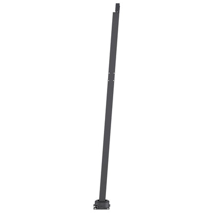 VIDAXL Auvent Automatique Capteur De Vent Led 450x350cm Jaune Et Blanc