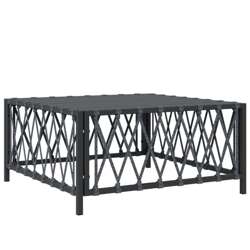 VIDAXL Salon De Jardin Avec Coussins 3 Pcs Anthracite Acier