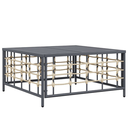 VIDAXL Salon De Jardin 3 Pcs Avec Coussins Anthracite Résine Tressée