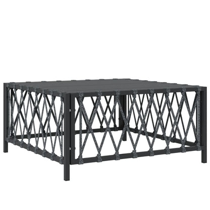 VIDAXL Salon De Jardin Avec Coussins 5 Pcs Anthracite Acier